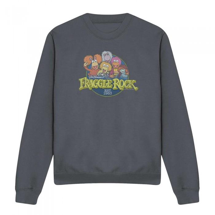 Fraggle Rock Unisex Adult Circle Logo Sweatshirt