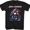 Army of Darkness T Shirt Movie Poster Mens Black Short Sleeve 90s Horror Comedy Vintage Style Graphic Tee