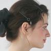 Schwarze Rosen-Haarnadel-L JC034SL