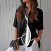 Womens Button Down Shirts Linen Button Down Shirts Half Sleeve Shirts For Women Half Sleeve Tops For Women