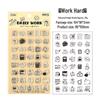 Adorable Cartoon Transparent Stamps for Kids' DIY Journals