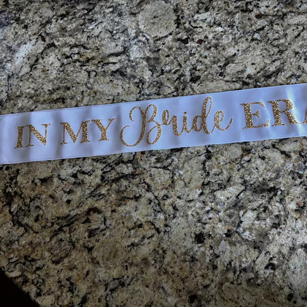 In My Bride Era Bachelorette Party Bridal Shower Decoration Proposal Gift Wedding Engagement Bride To Be Sash Photo Prop Gift
