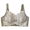 Thin large chest without steel ring bra Adjustable bra Lace bra Large size women's underwear