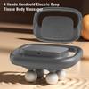 Handheld Massager Deep Tissue 4 Heads Electric Body Massager Tool for Muscles Back Neck Shoulder Leg with 3 Levels 3 Modes