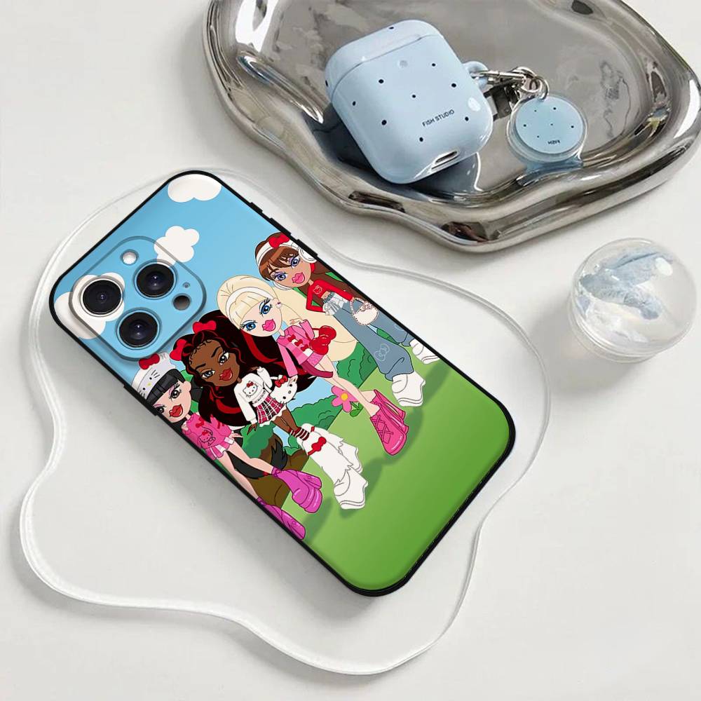 Japan T-Tokidokis Phone Case Phone Case For Iphone 17 16 15 11 13 14 Pro Max X Xr Xs Max 12mini Black Shell Cover Case