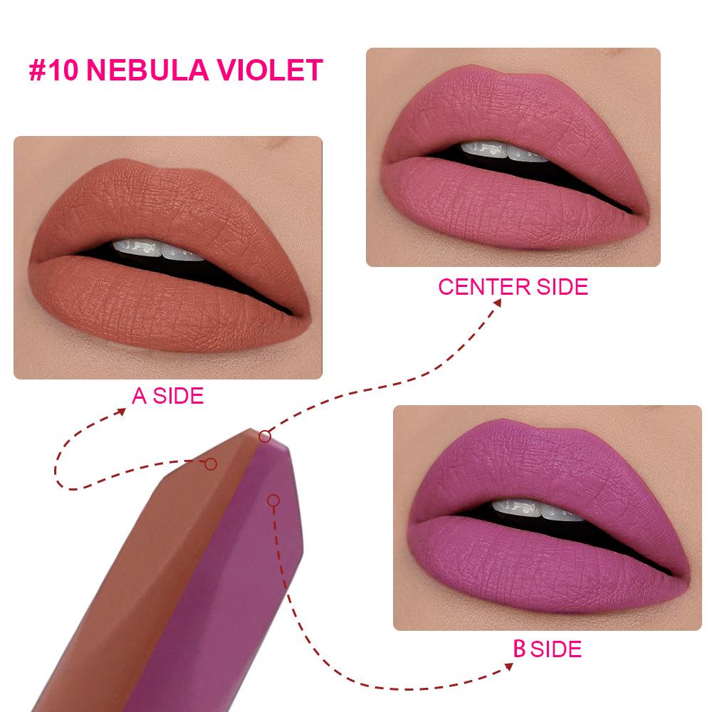 Personalized Waterproof Matte Lipstick Duo - Long-Lasting, Color-Locking, No Logo