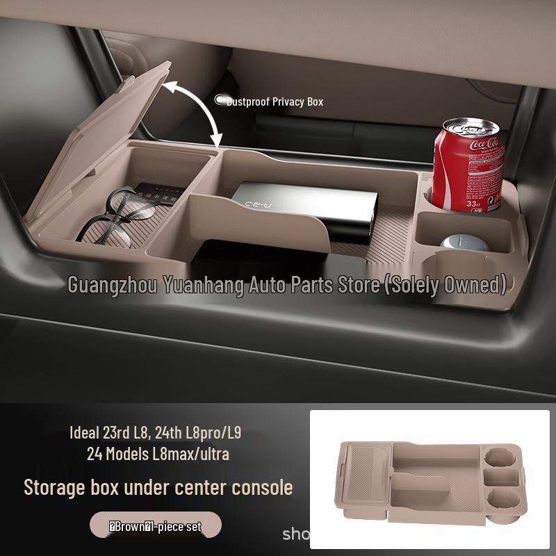 Silicone Organizer for Li Auto L8 L9 Console: Glasses Storage & Car Accessories