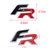 rldf3 Car Front Grille Emblem Sticker 3D Metal Tuning Accessories For SEAT FR Ibiza Mk1 Mk2 Mk3 5f 1p 6l 6j 6f Leon Cupra Racing Arona