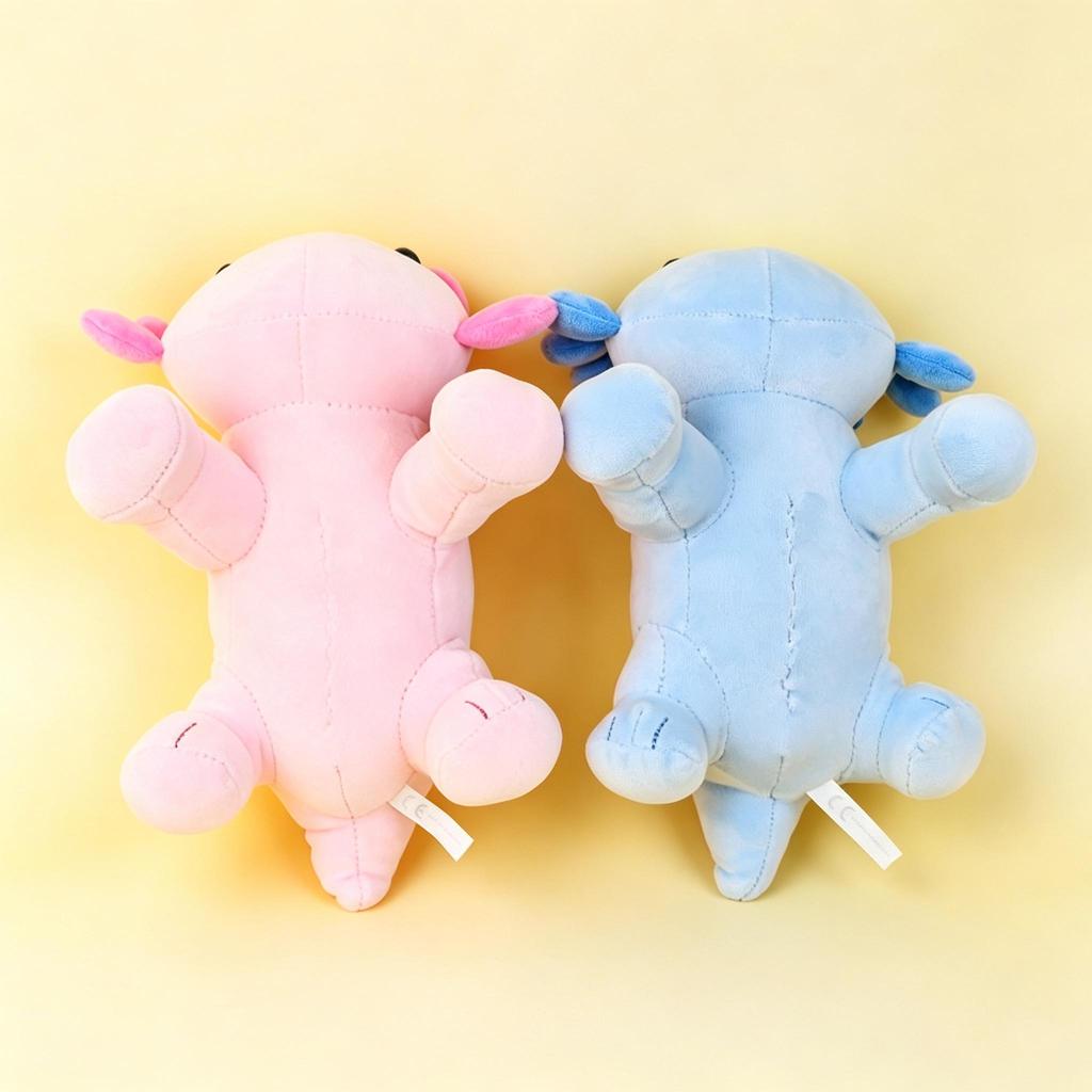 Cute Axolotl Plush Toy, Soft Short‑Furred Salamander Stuffed Doll 12cm For Gift Decoration