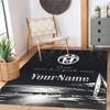 Juventus Customize Text Carpet Design for Game Room Foyer Living Rooms Playrooms Anti-slip Rug Decorate Offices Perfect Birthday/Christmas Gift Idea