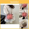 Trendy Street Style Pu Leather Bucket Bag For Women Fashionable Casual Crossbody