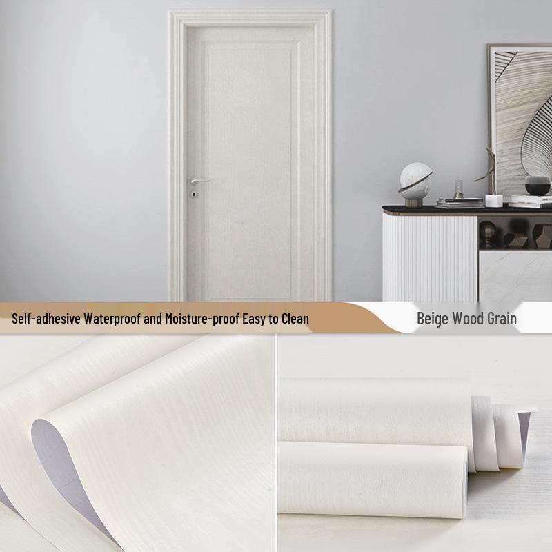 Verdickte selbstklebende Tapete mit Holzmaserung: Wasserfest, Ölfest Schreibtisch- und Möbelrenovierung.