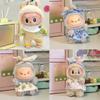Miniaturní barevný overalový oblek pro 17cm panenky Labubu Roztomilé DIY oblečení pro panenky Módní doplňky Krásný outfit Dárky pro dívky Přátele