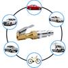 SAFELIFE Brass Air Chuck Closed Flow Tire Chuck Heavy Duty Lock On Tire Inflator Chuck With Clip