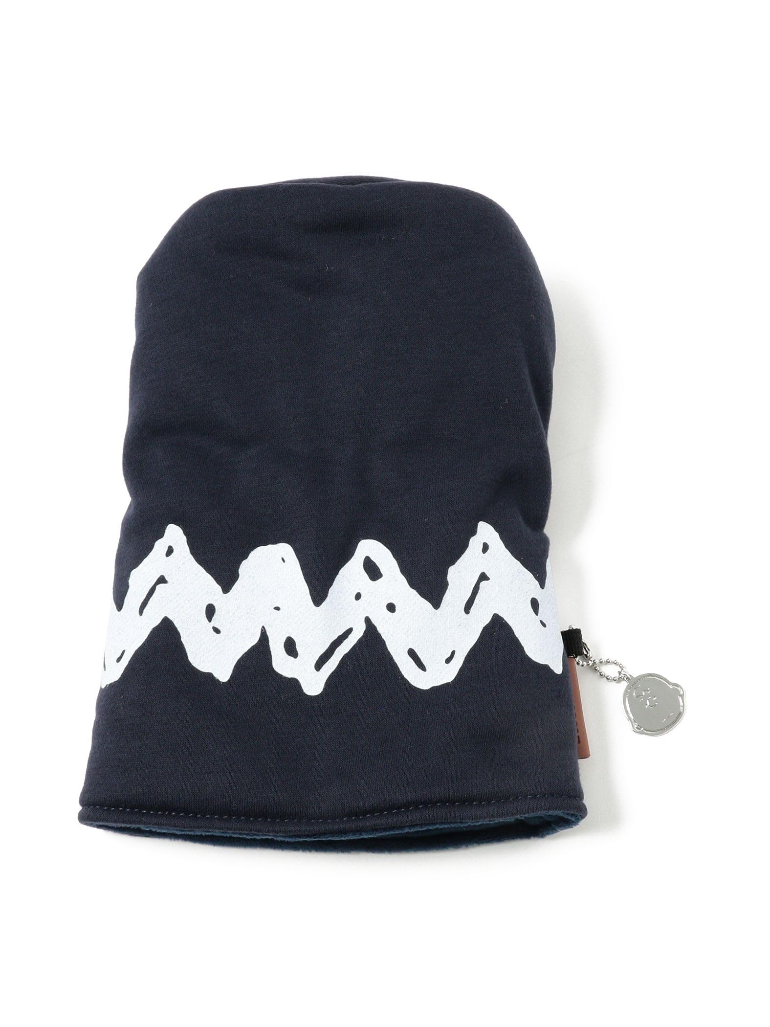 

Beams Golf Футболка с коротким рукавом PEANUTS Чехол на голову Чарли Брауна (Водитель) военно-морской флот