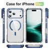 For iPhone 17 Pro Clear Phone Case with Lens Kickstand Cover Compatible with MagSafe