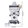 Trimmer Carburetor High Silicon Aluminum Alloy Carb for Husqvarna 226HD60S 226HD75S 226HS75S