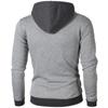 Men Jacket Autumn Winter Casual Fleece Coat Bomber Collar Fashion Hooded Outwear