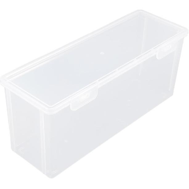 Kichvoe Airtight Toast Container Clear Food Fresh Keep Box for Fruits Snacks Medium Long Fridge Organizer for Kitchen Storage