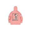 Li-Ning Disney Collaboration Loose Hoodie Women Tops Apricot-Pink AWDQ398-1