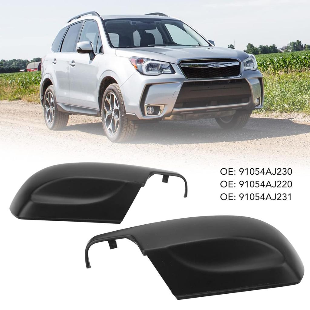 Left/Right Side Doors Mirror Cover For 2012-2018 Subaru 91054AJ220 Car Side Mirror Cover Wing Cap Housing