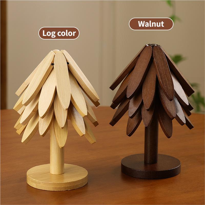 Solid Wood Heat Insulation Mat Scald Preventing Met Heat-resistant Table Mat