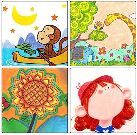 Shuttle Art Color 48 Easy to Can be Used on Coloring For Entrance Gift Crayons, Pens, Paints, Colors, Washable, Remove, Retractable,