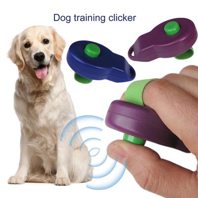 Dog Training Clicker with Elastic Band Durable Dog Stop Barking Training Aid Tool Pet