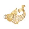 Medieval Koi Brooch Female Cute Anti-Light Button Skirt Jacket Cardigan Collar Accessories