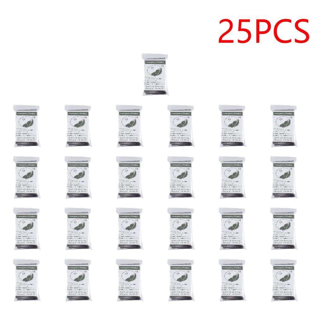 5-30PCS Emergency Blanket Outdoor Survive First Aid Rescue Kit Windproof Waterproof Foil Thermal Blanket for Camping