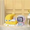Earth Moon Astronaut Pen Holder Small Particles Assembled Building Blocks Children Toy Gift