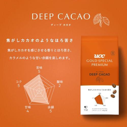 GOLD SPECIAL PREMIUM Deep Cacao Powder 420g (140g X 3 Pieces) [Coffee Powder]