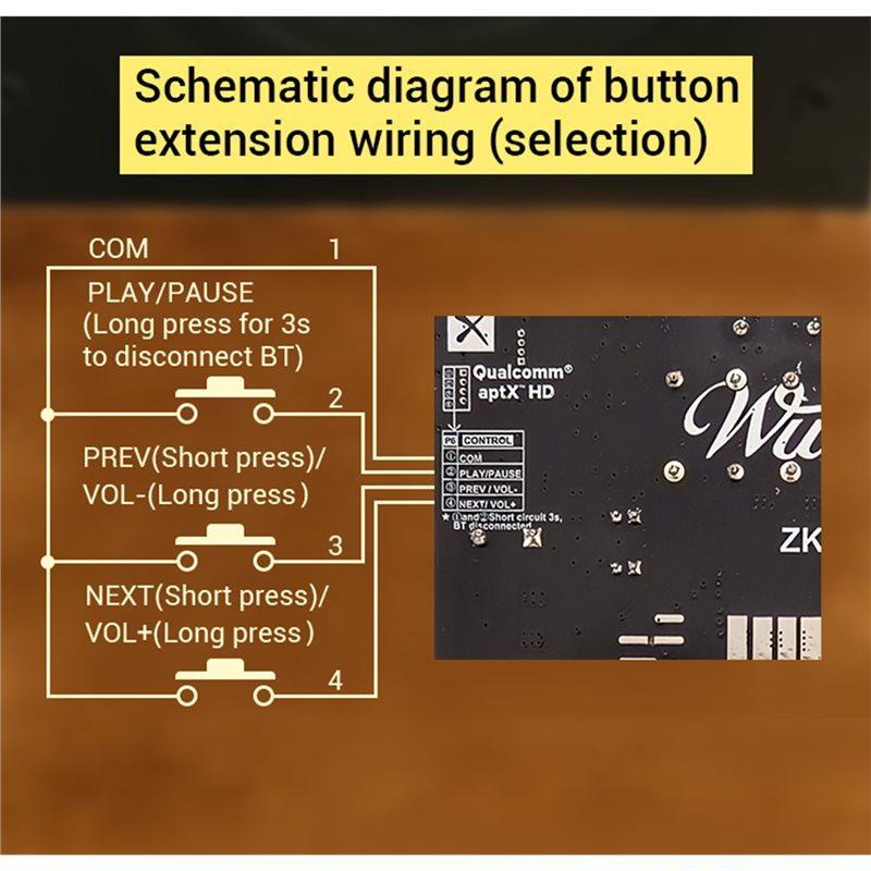 SUB1200Q Bt Amplifier Board 600W X 2 QCC3034+ ES9023 Bluetooth Digital Amplifier Board With Subwoofer Extension