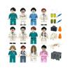 38 medical dolls M8115 Renji Rescue Center small particles boys and girls educational toys