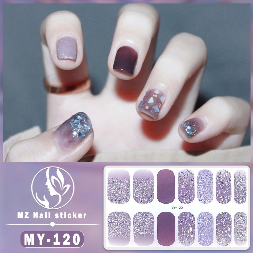 3D Waterproof Gel Nail Polish Film – Diamond & Laser Nail Art Stickers