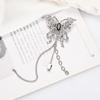 Elegant Vintage Butterfly Tassel Brooch: Versatile, Long Fashion Pin for Women