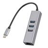 NIC din aluminiu USB3.1 Type-C la RJ45 + NIC 3.0 HUB Gigabit fără driver