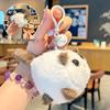 Adorable Wagging Tail Cat Plush Keychain - Perfect Gift for Kids, Couples, and Friends