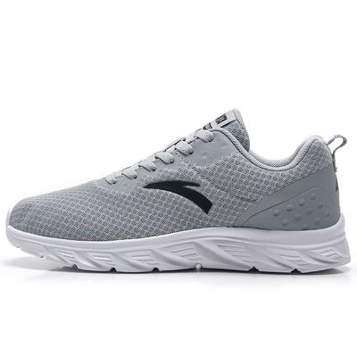 Tejido para correr urbano Antideslizante Resistente al desgaste Zapatillas de correr de caña baja Zapatilla de hombre Gris 912325521-5