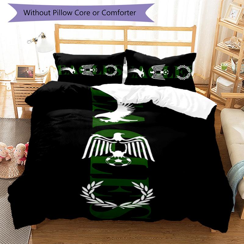 CSC 3pcs Bedding Set Duvet Cover Closure Includes 1 Duvet Cover & 2 Pillowcases for All Seasons Bedroom Home Dorm Decor