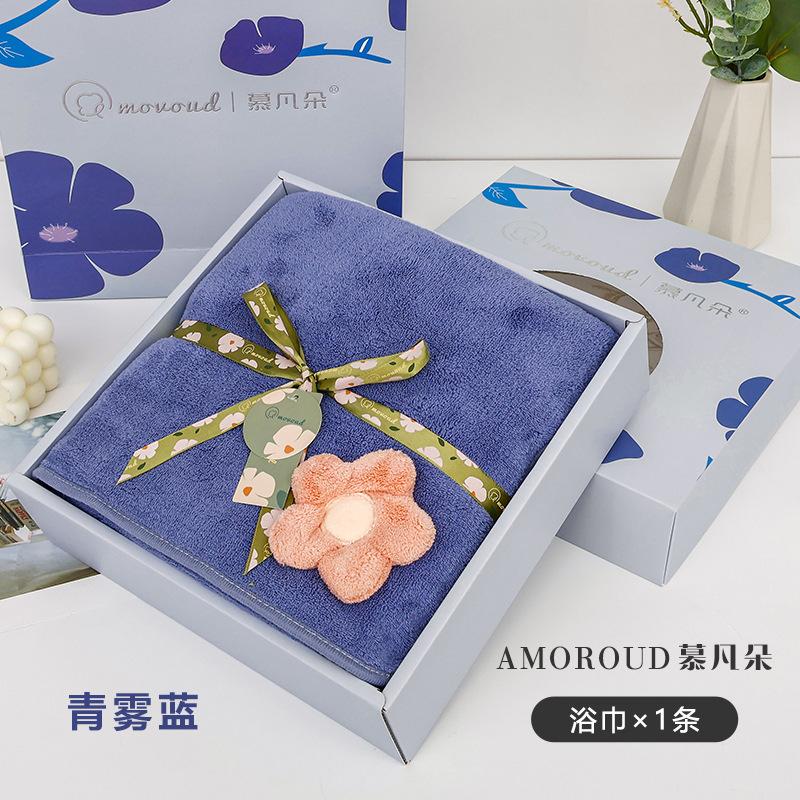 

Полотенце из кораллового флиса, набор банных полотенец, мягкий впитывающий трехпредметный набор для девочек New sunflower