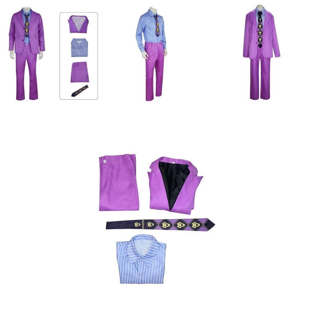 Szczegółowe ubrania do cosplayu Jojo's Bizarre Adventure Diamond Is Unbreakable Yoshikage Kira/Kosaku Kawajiri