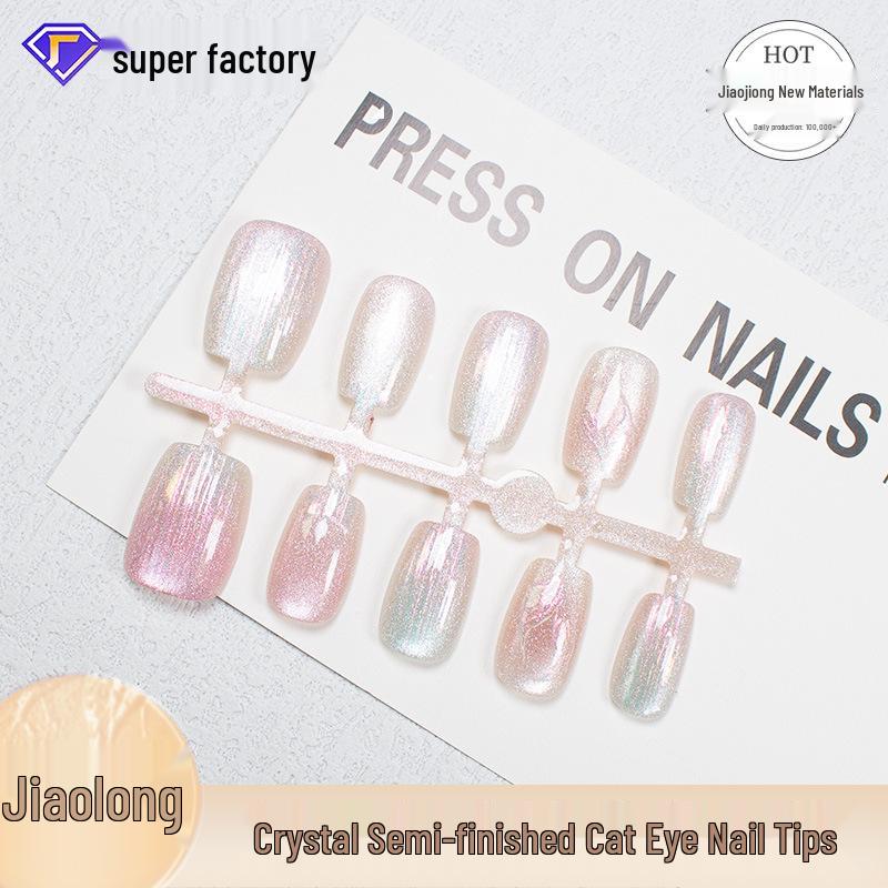 

Jiaolong Dreamy Fishtail Handmade Short Summer Nail Art Patches Extra Small