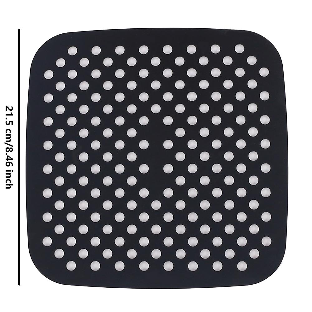 Reusable Silicone Air Fryer Mat, Non-Stick Baking Liner for Toaster Oven, Air Fryer Accessories, Heat Resistant Silicone Mat