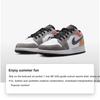 Air Jordan 1 Low SE GS Flight Club Scarpe da Ginnastica per Bambini Bianco Nero Magic-Ember DX4374-008