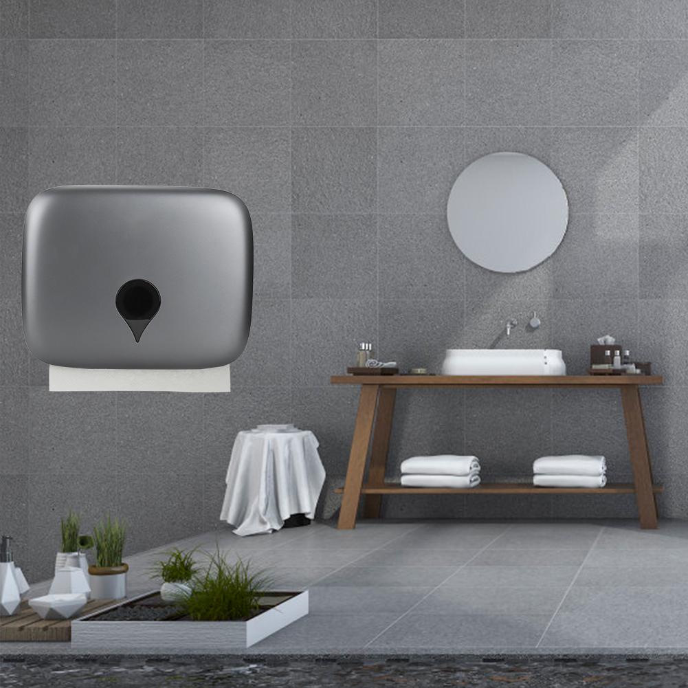 Nástěnný dávkovač papírových kapesníků Držák na toaletní papír Ručníky Kryt Úložný box na roli papíru pro domácnost