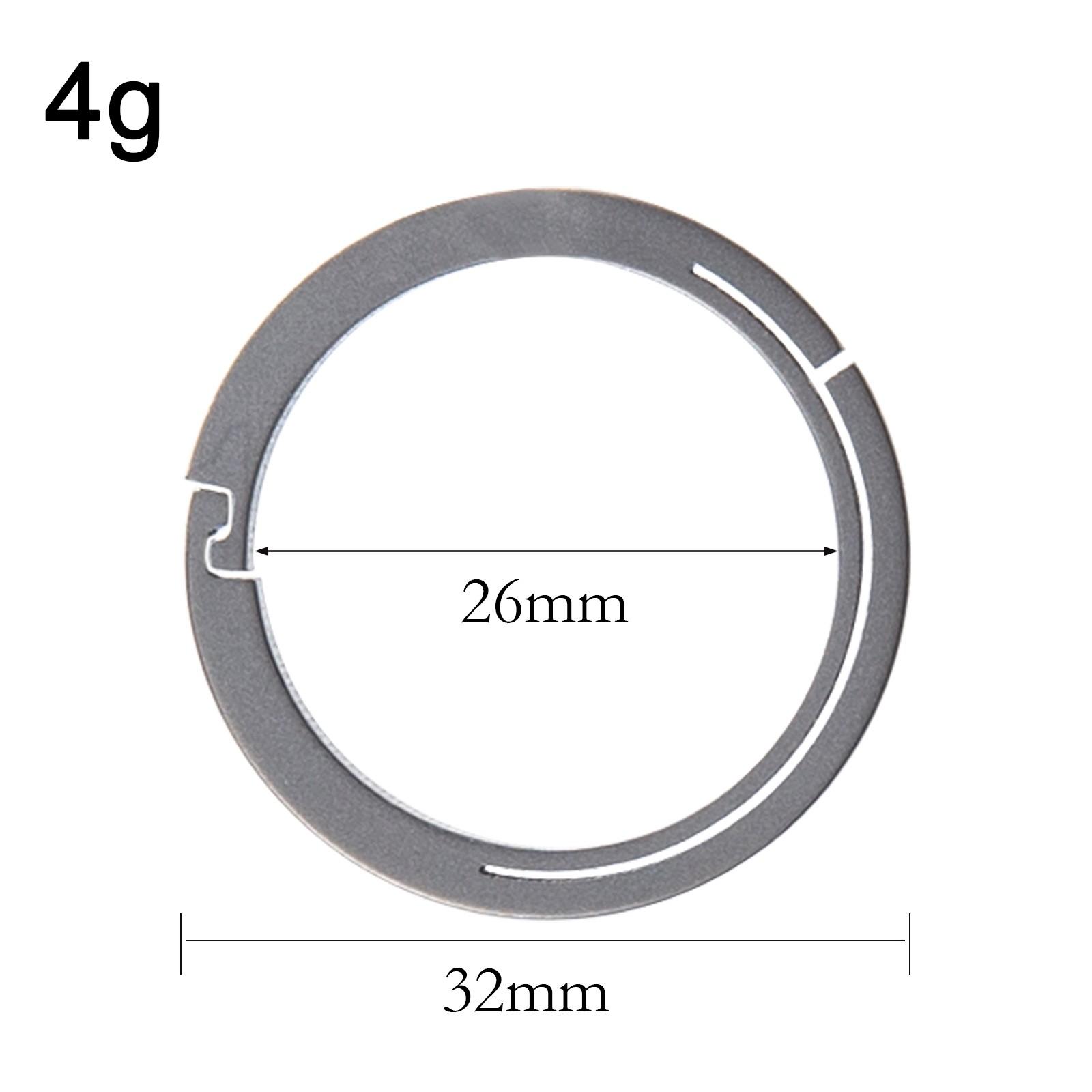

Брелки для ключей из титанового сплава для брелоков, быстросъемный органайзер для ключей с боковым нажатием 32mm