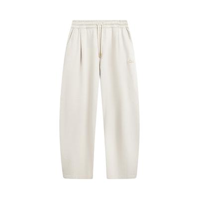 Li Ning Sports Lifestyle Series Logo Embroidered Knitted Sweatpants Men Bottoms AKLW069-3