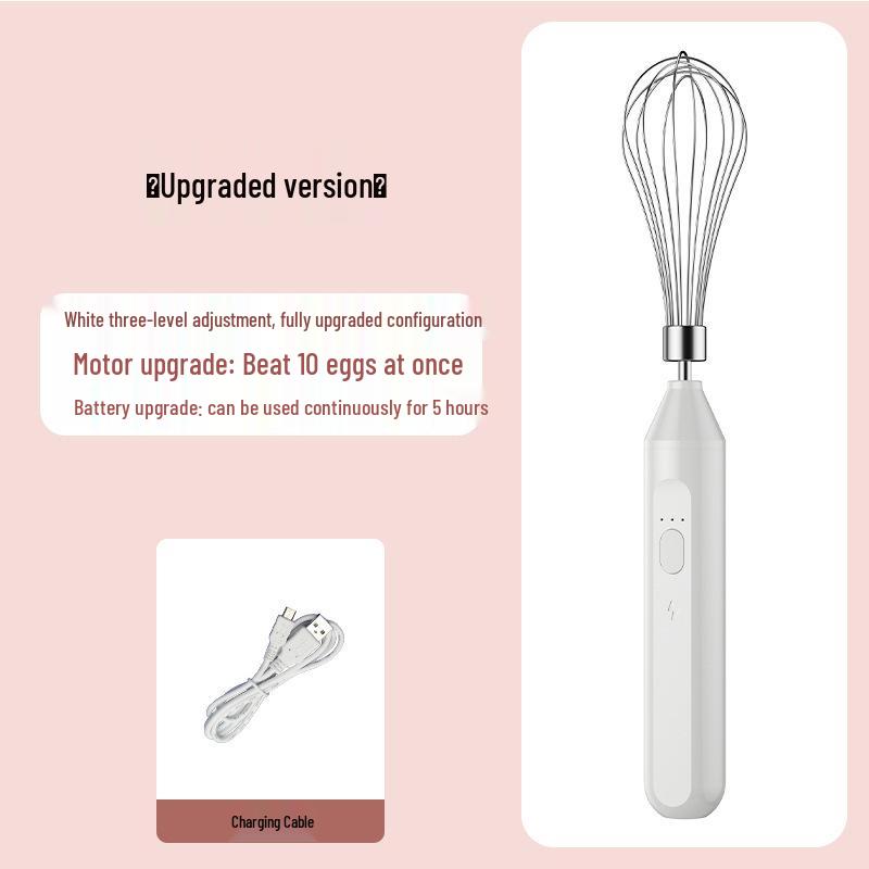 Compact Electric Egg Beater & Coffee Frother