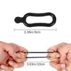 10pcs Light Rubber Band O Shaped Lamp Mount Component Install Fitting Solid Color light Fixator Installation Part